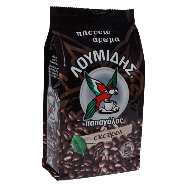 Kaffee - gerösteter Mokka Skouros Loumidis (96g Btl.) Dark