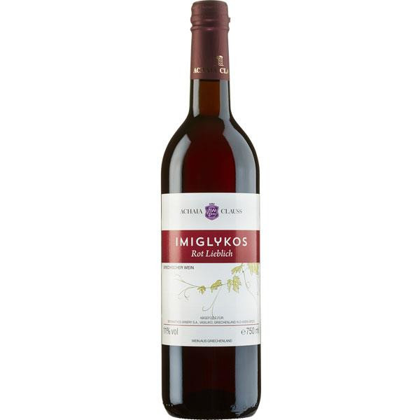 Imiglykos Rotwein lieblich 750 ml Flasche von Achaia Clauss