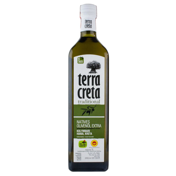 Extra Natives Olivenöl Terra Creta Kolymvari PDO (1L Flasche)