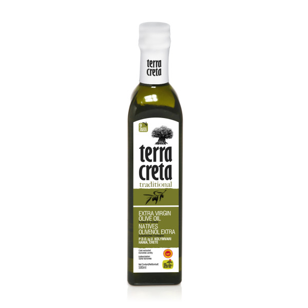 Extra Natives Olivenöl Terra Creta Kolymvari PDO (500 ml Flasche)