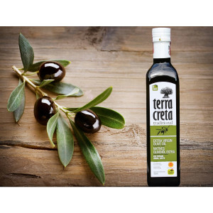 Extra Natives Olivenöl Terra Creta Kolymvari PDO (500 ml Flasche)