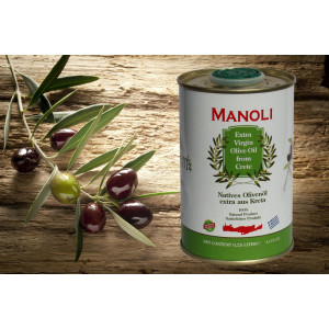 MANOLI Extra natives Olivenöl aus Kreta (250ml Dose)