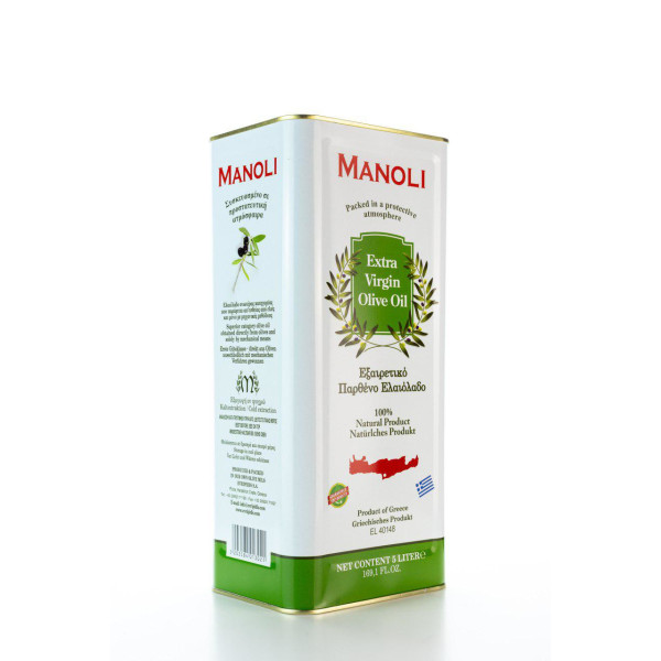 MANOLI Extra natives Olivenöl aus Kreta (5L Kanister)