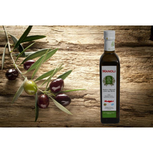 Manoli Extra natives Olivenöl aus Kreta Griechenland (500ml Flasche)