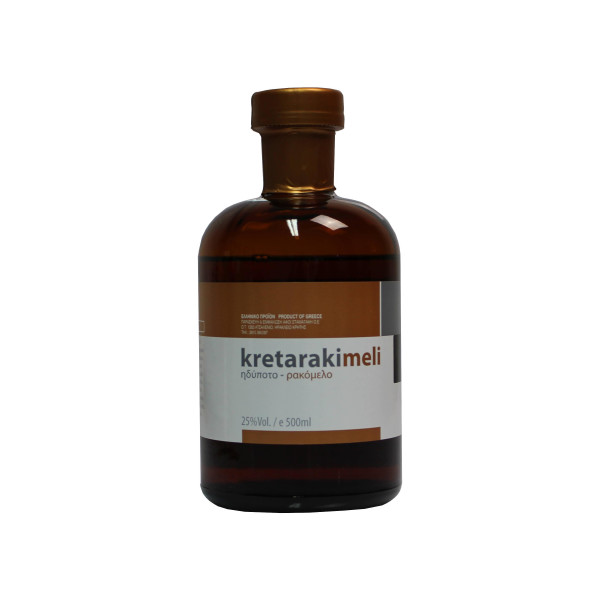 Tsikoudia Kretaraki mit Honig Rakomelo (500ml/25% Vol.)
