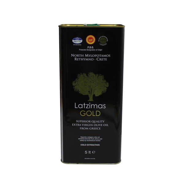 Latzimas Gold Extra Natives Olivenöl g.U. erste Kaltpressung (5 L Kanister)