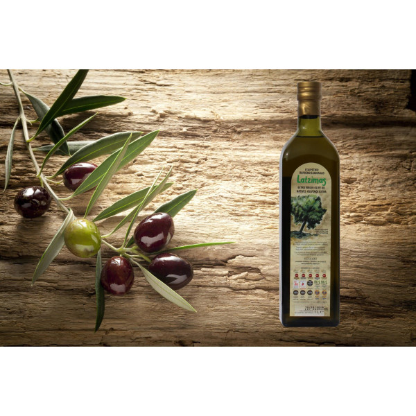 Latzimas Extra Natives Olivenöl g.U. erste Kaltpressung (1L Flasche)
