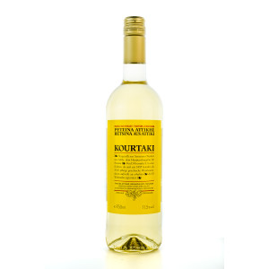 Retsina 750ml/12% Kourtaki gehartzter Wein aus Attika...