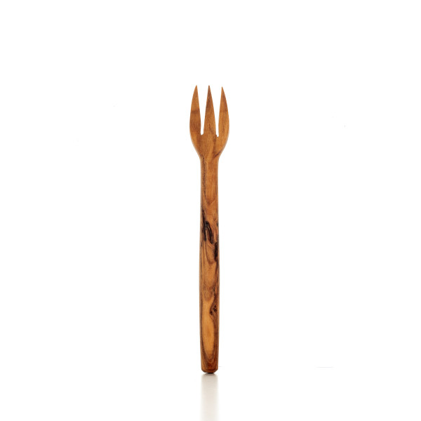 Olivenholz Antipasti-Gabel groß ca. 11 cm