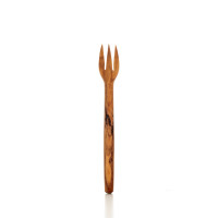 Olivenholz Antipasti-Gabel groß ca. 11 cm