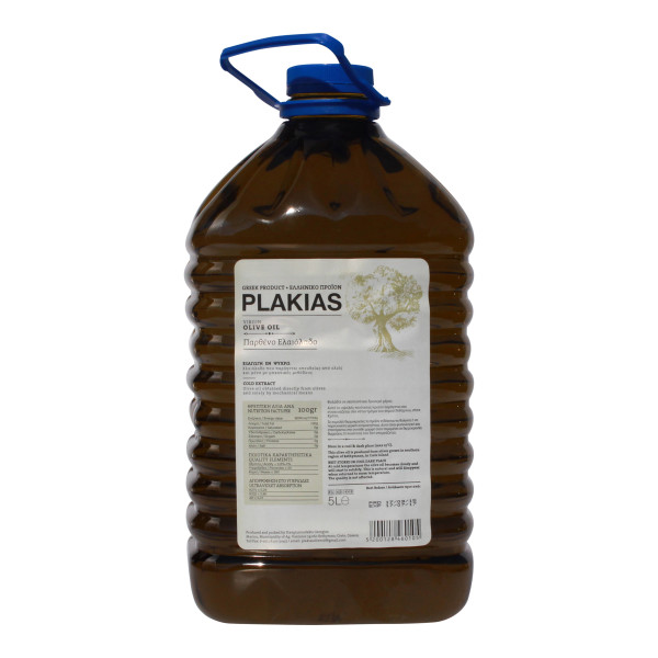 Plakias Natives Olivenöl Koroneiki / Tsunaten (5L PET)