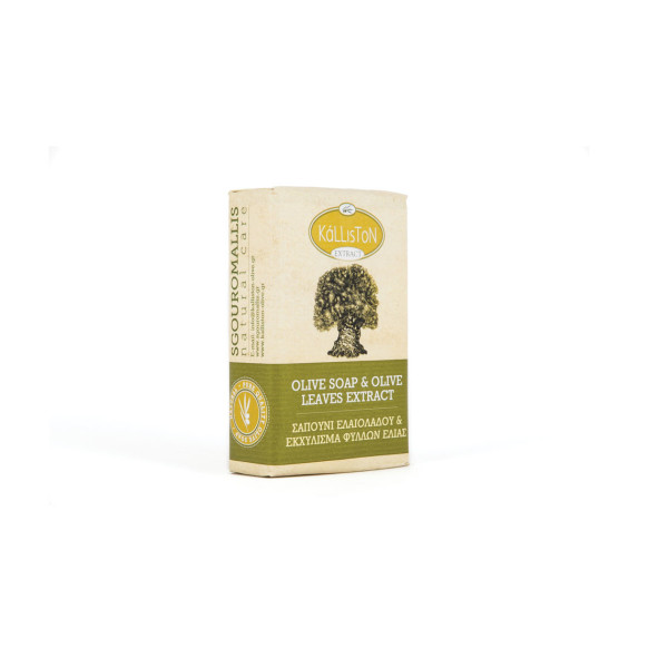 Kalliston Olivenöl Creme Seife Olivenblätter Extrakt 100 gr.