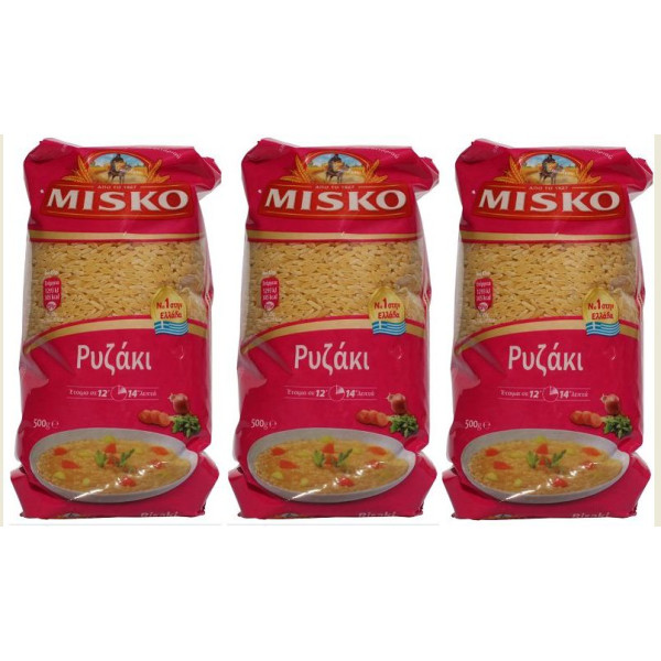 3x Reisnudeln - Risaki Nr. 53 (500g) Misko