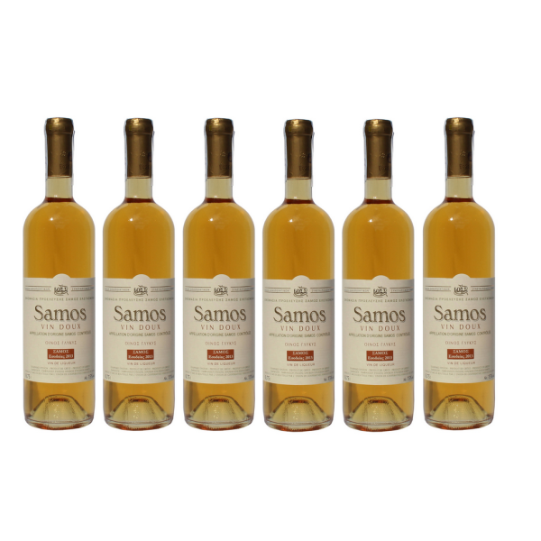 6x Samos Vin Doux Weißwein je 750ml Flasche von EOSS