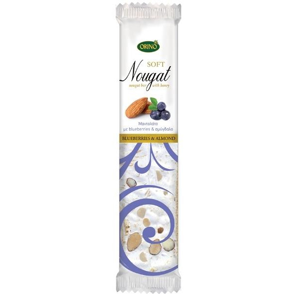Mantolato Soft Nougat Blaubeere & Mandel 70g Orino
