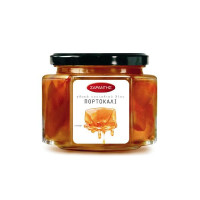 Orangenschalen eingelegt in Sirup (453g) Sarantis