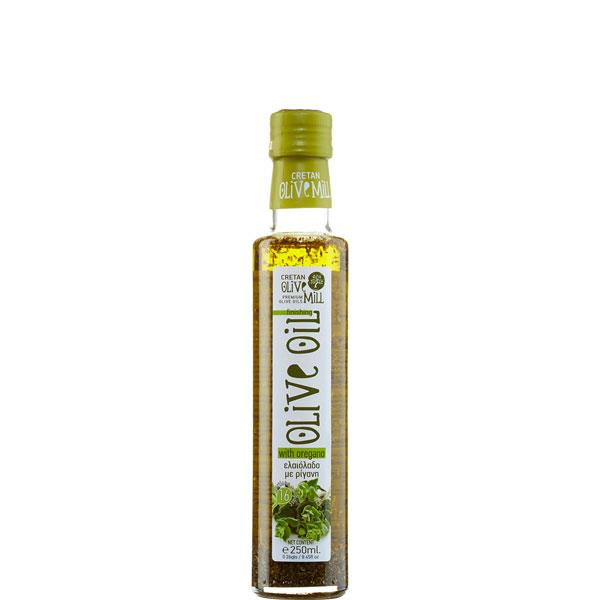 Olivenöl mit Oregano extra nativ 250ml Cretan Olive Mill