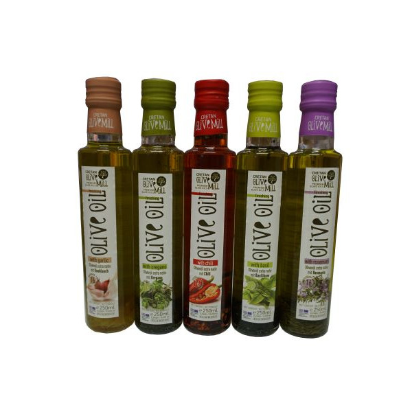 5x Olivenöl Extra Nativ mit finishing (250ml) Cretan Olive Mill