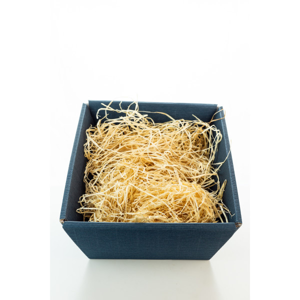 Geschenkkorb 21 x16 x10 cm blau inkl. Holzwolle