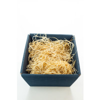 Geschenkkorb 21 x16 x10 cm blau inkl. Holzwolle