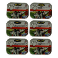 6x Sardinen in pikanter Sauce je 100g Konserve von Trata