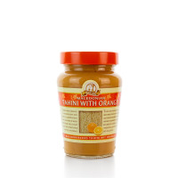 Tahini aus Makedonien mit Orange 350g Glas von Haitoglou