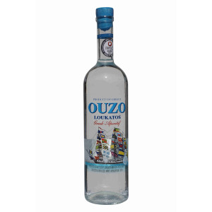 OUZO 38% 700ml Flasche von Loukatos