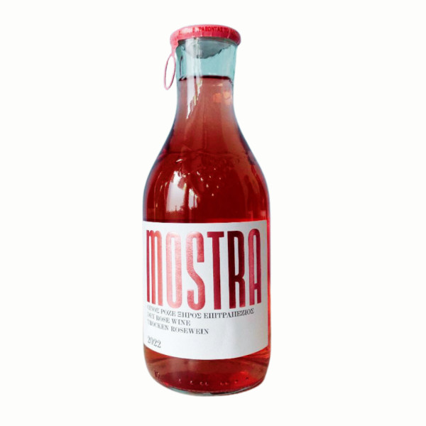 Mostra Rosé trocken 500ml Flasche von Tsililis