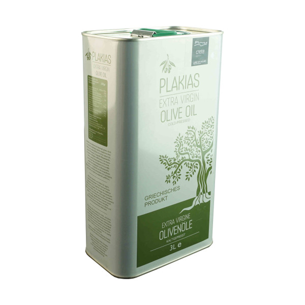 Plakias Olivenöl Extra Nativ Koroneiki (3L Kanister)