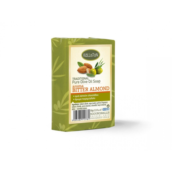 Kalliston Traditional Olivenöl Seife Bitter Mandel 100 gr.