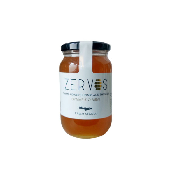 Cremiger Thymian PREMIUM Honig im 450g Glas Imbros Sfakia Kreta