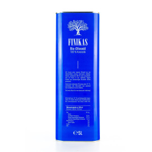 Finikas BIO Olivenöl extra nativ 5 Liter Kanister von Hellenikos
