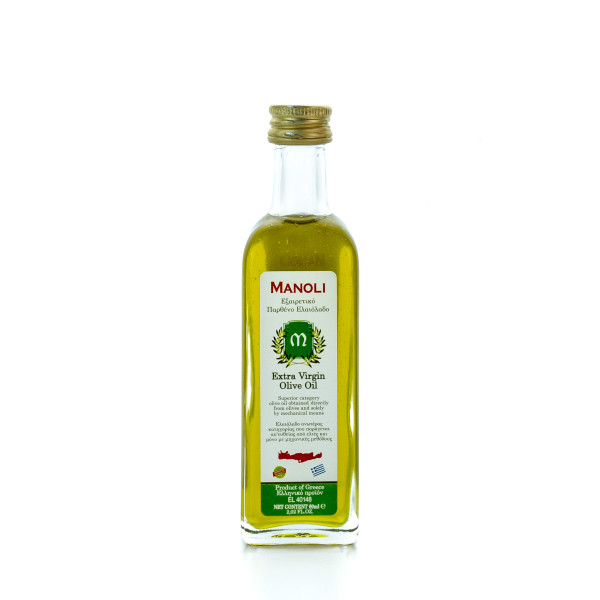 Manoli Extra natives Olivenöl aus Kreta, Griechenland (60ml Flasche)
