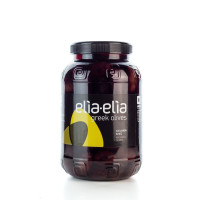 Griechische Kalamata Oliven Super Kolossal in Pet-Fass 1 KG von Elia-Elia