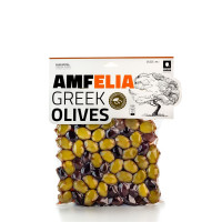 Gemischte griechische Cocktail Oliven vakuumiert (350 g) von Amfelia