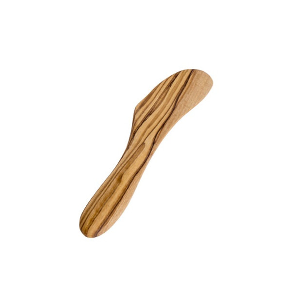 Olivenholz Buttermesser rund ca. 14 cm