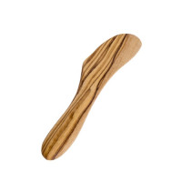 Olivenholz Buttermesser rund ca. 14 cm