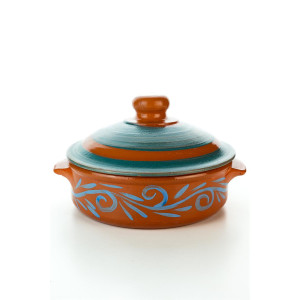 Hydria Original handgemachter Koch Pott 20cm von Kreta - verschiedene Farben