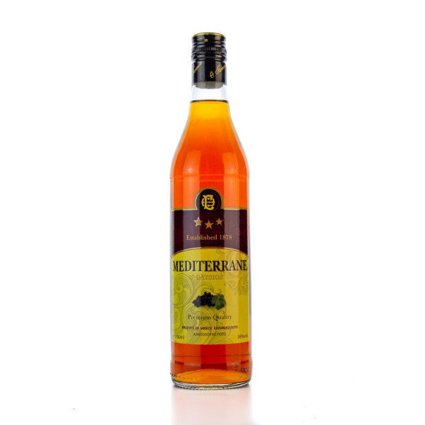 Mediterrane Branntwein 3 Sterne 36% 700ml Gatsios