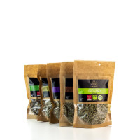 BIO Kräuter im Set, 5 Beutel (125g) von der Insel Kreta von v4vita