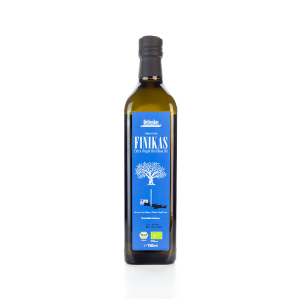 Hellenikos Finikas BIO Olivenöl extra nativ 0,75 Liter Flasche