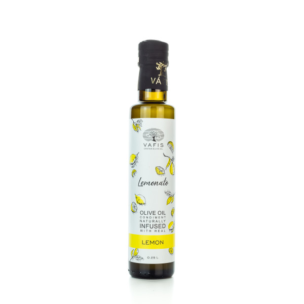 Vafis Extra natives Olivenöl mit Zitrone aus Sivas Kreta 250ml Flasche