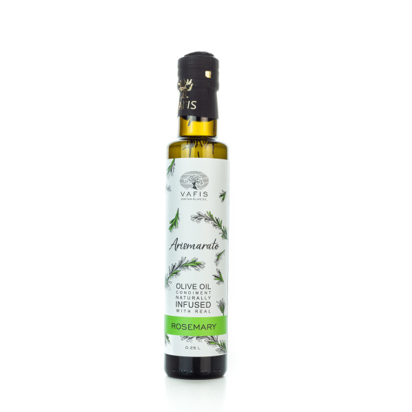 Vafis Extra natives Olivenöl mit Rosmarin aus Sivas Kreta 250ml Flasche