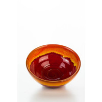 Hydria Original handgemachte Schale Spirale Nr. 1 (19cm) von Kreta - rot