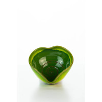 Hydria Original handgemachte Schale Herz klein von Kreta - grün