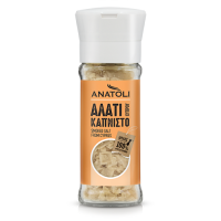 Anatoli geräuchtertes Salz von Zypern 90g in Gewürzmühle