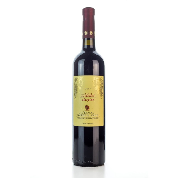 Merlot Alargino Rotwein trocken (750ml/14%) Hatzimichalis