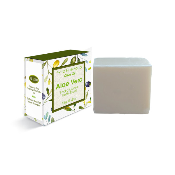 Extrem feine Seife mit Olivenöl und Aloe 130gr