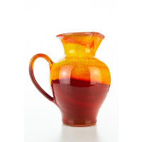 Hydria Original handgemachte Keramik Kanne von Kreta klein - rot