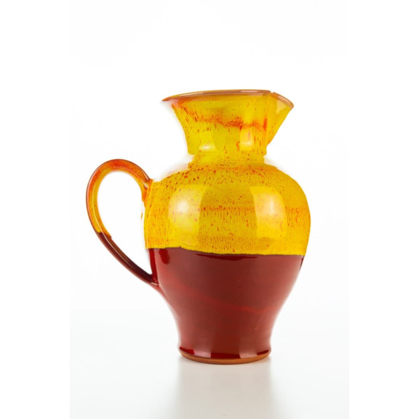 Hydria Original handgemachte Keramik Kanne von Kreta mittel - rot